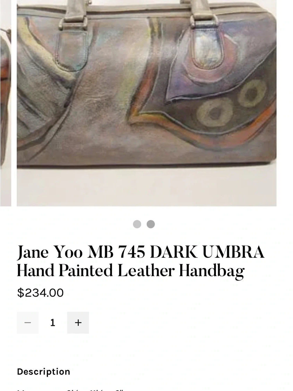 Hand-Trimmed Leather Dome Satchel - Multicolor Artistic Finish